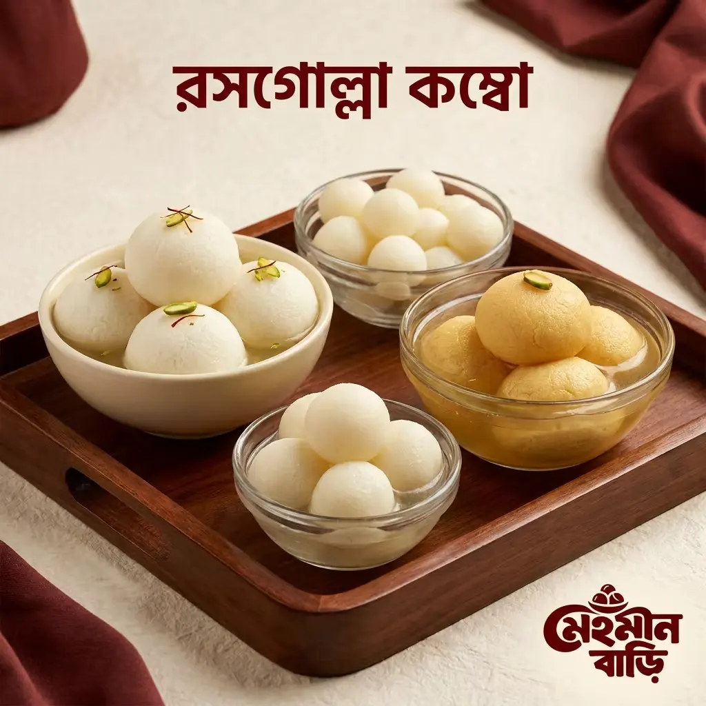 মেহমান বাড়ি রসগোল্লা কম্বো প্ল্যাটার